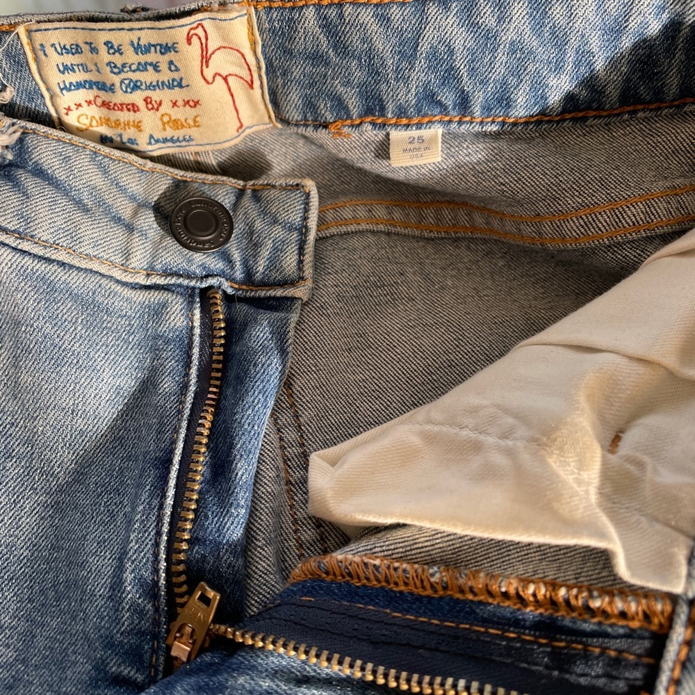 Sandrine Rose High Waist‎ Jeans Made in USA - Picture 5 of 8